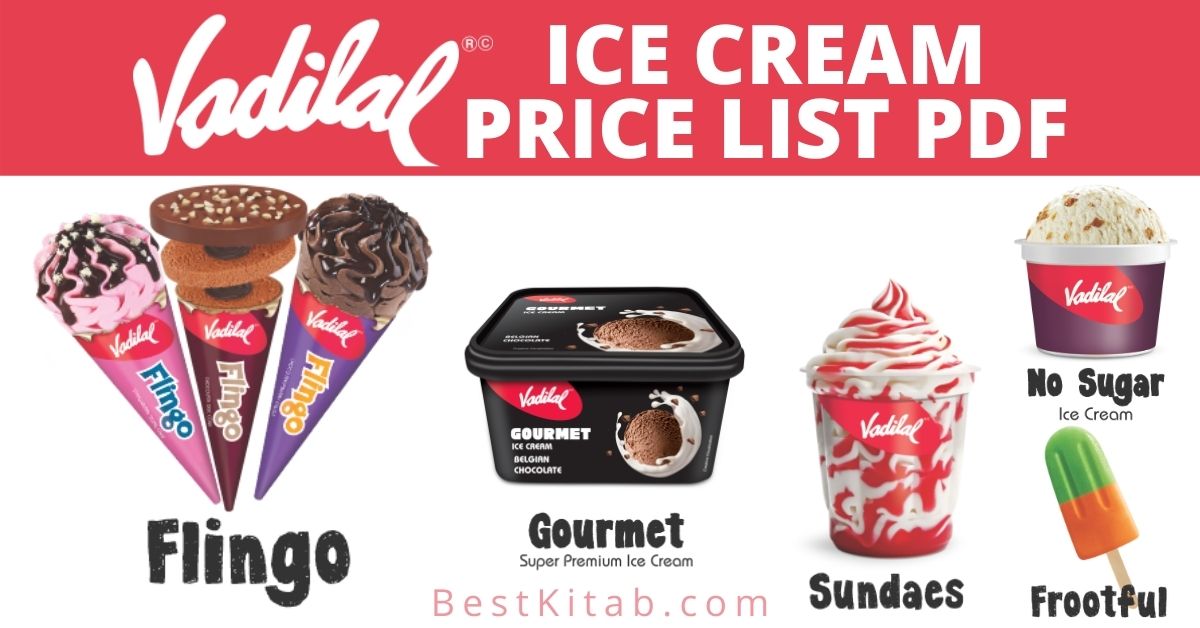 Vadilal Ice Cream Price List 2022 Pdf