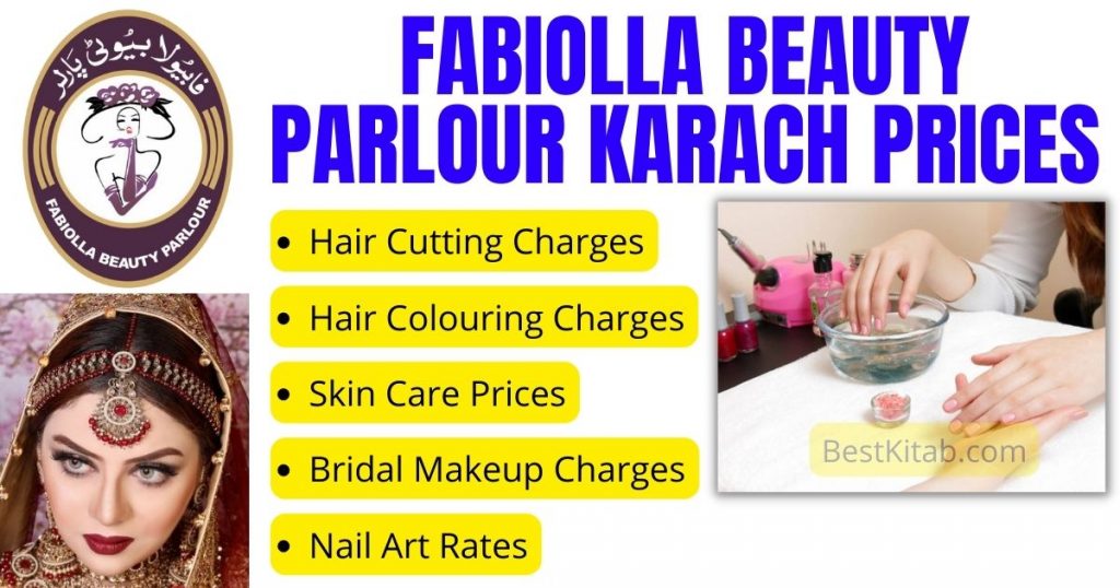 Fabiolla Beauty Parlour Karachi Price List 2022